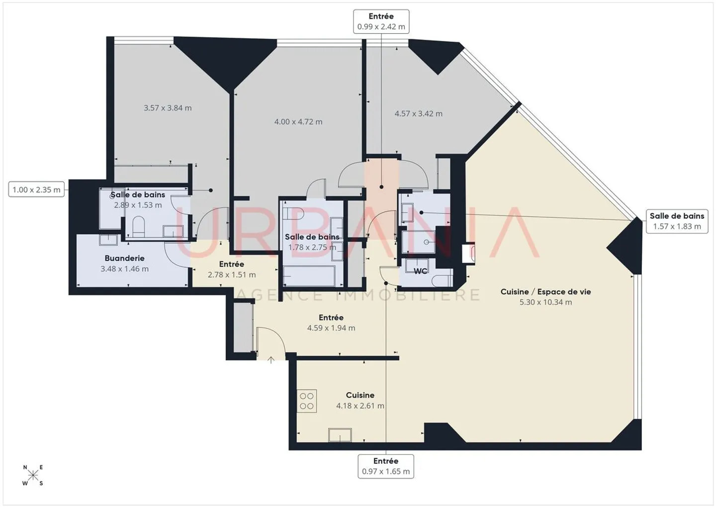 Stupendo appartamento di 5,5 locali con vista mozzafiato sul lago di Ginevra - Foto 7 di 7