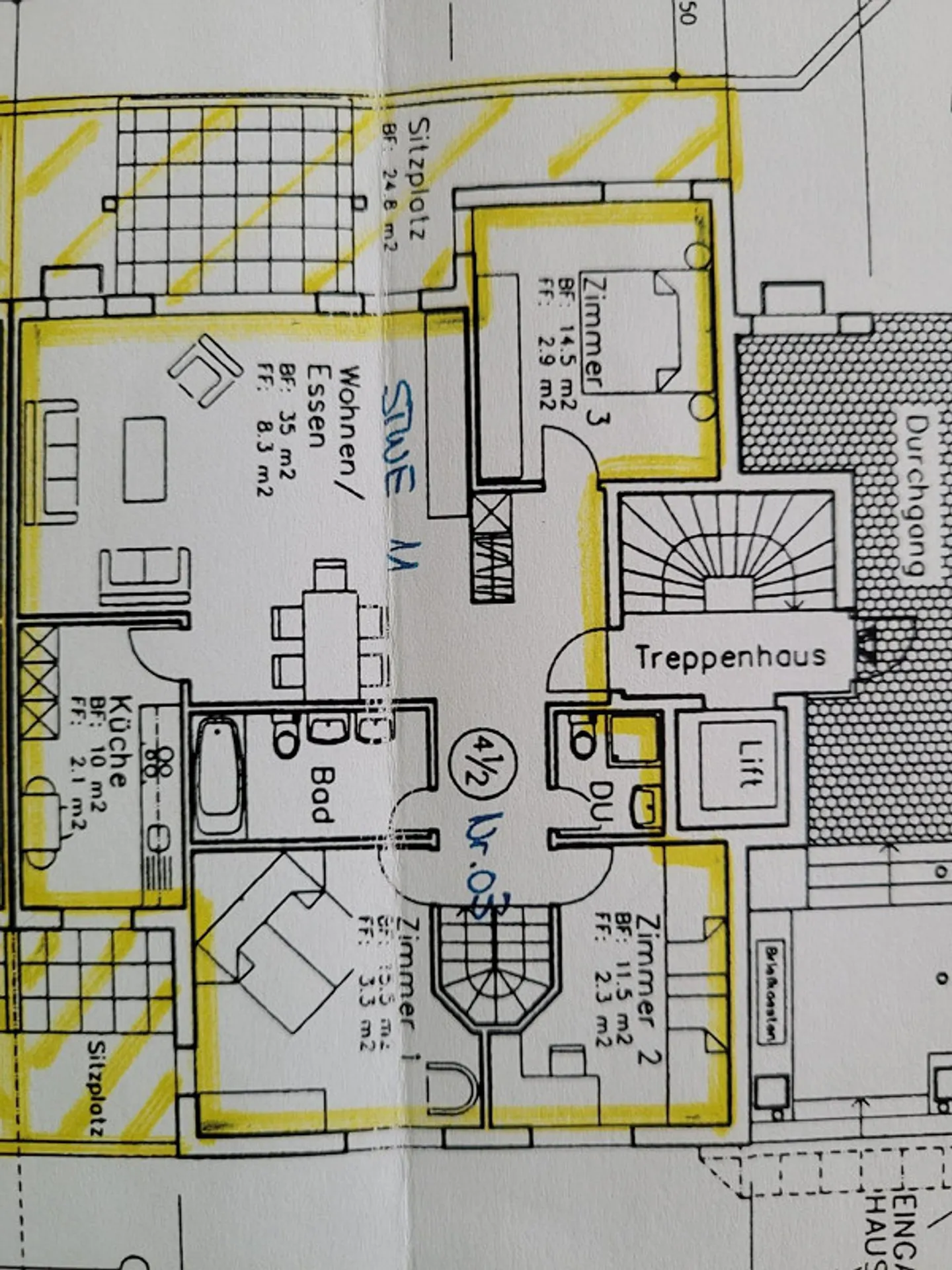 Grosszügige 4.5 Zimmerwohnung - Foto 8 von 9