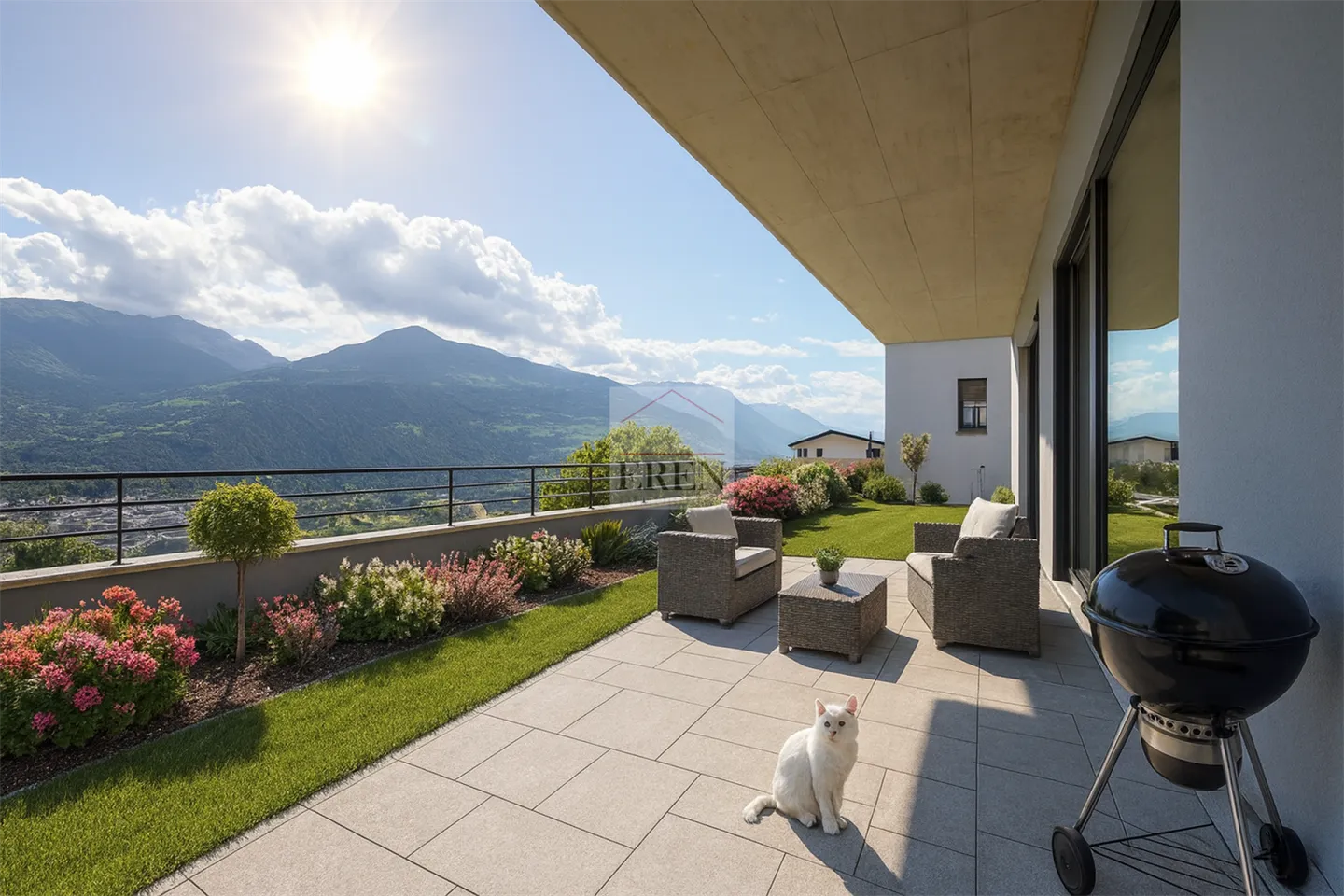 Bell'appartamento di 5,5 stanze con vista mozzafiato a Erde (Conthey) in vendita - Ultimo appartamento disponibile - Foto 2 di 13