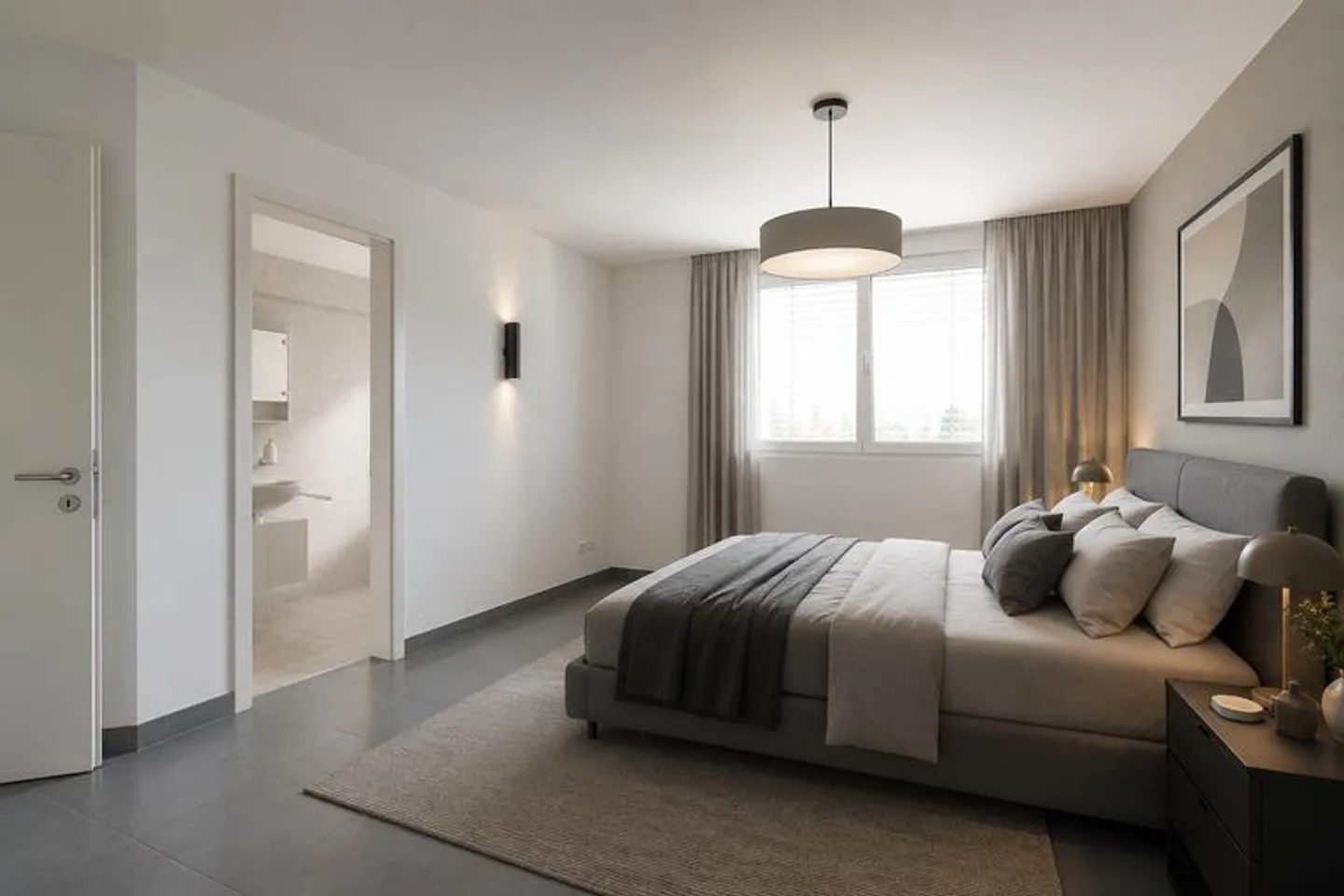 Geräumige Wohnung mit Terrasse - Foto 7 von 12