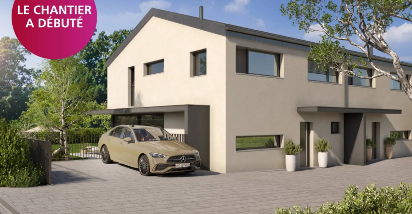 Project of two semi-detached villas a stone's throw from Lake Geneva VILLA B - Photo 1 of 11