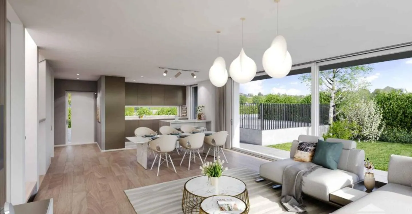 Project of two semi-detached villas a stone's throw from Lake Geneva VILLA B - Photo 2 of 11