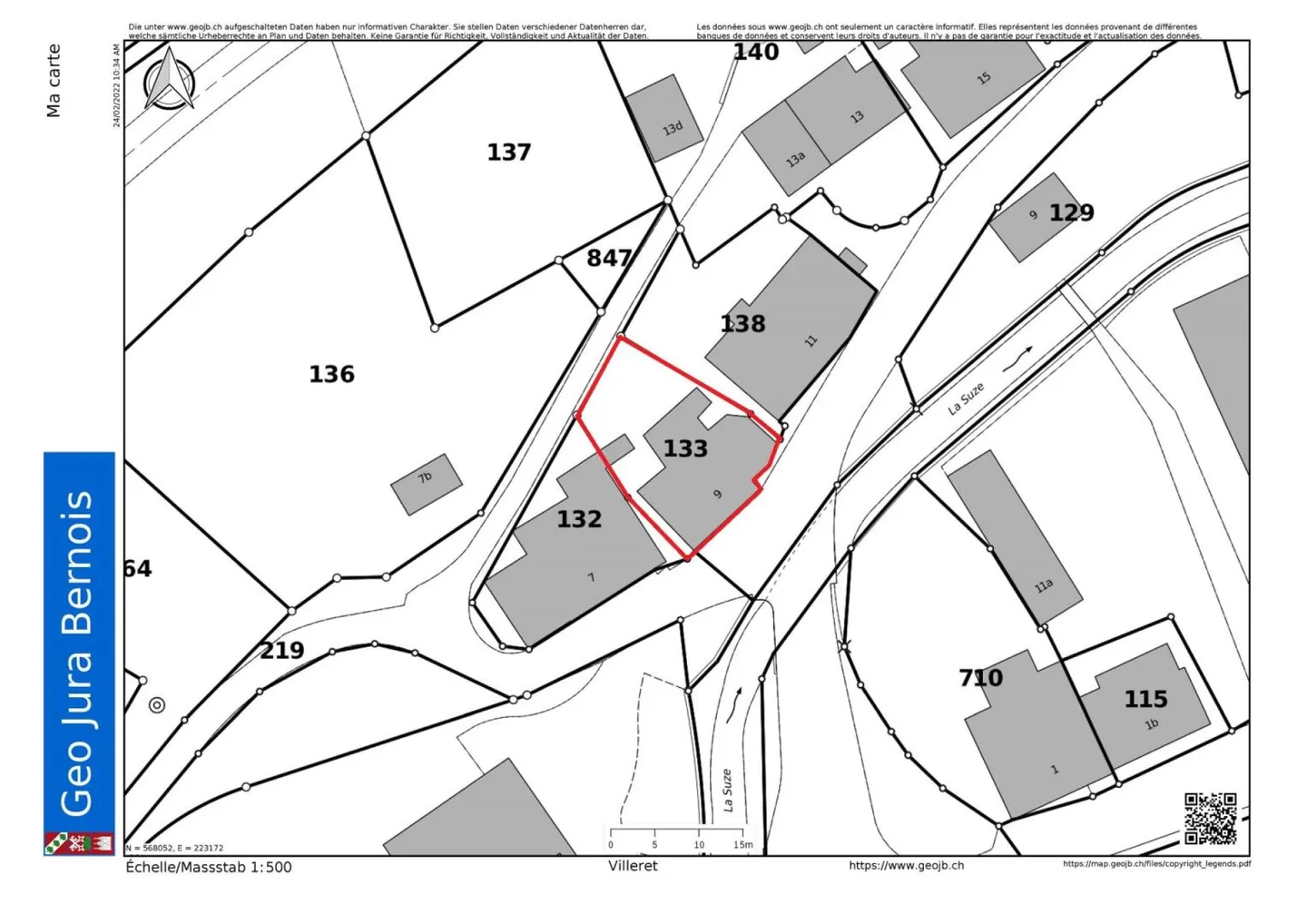 Two and a half room apartment in Villeret - Photo 8 of 9