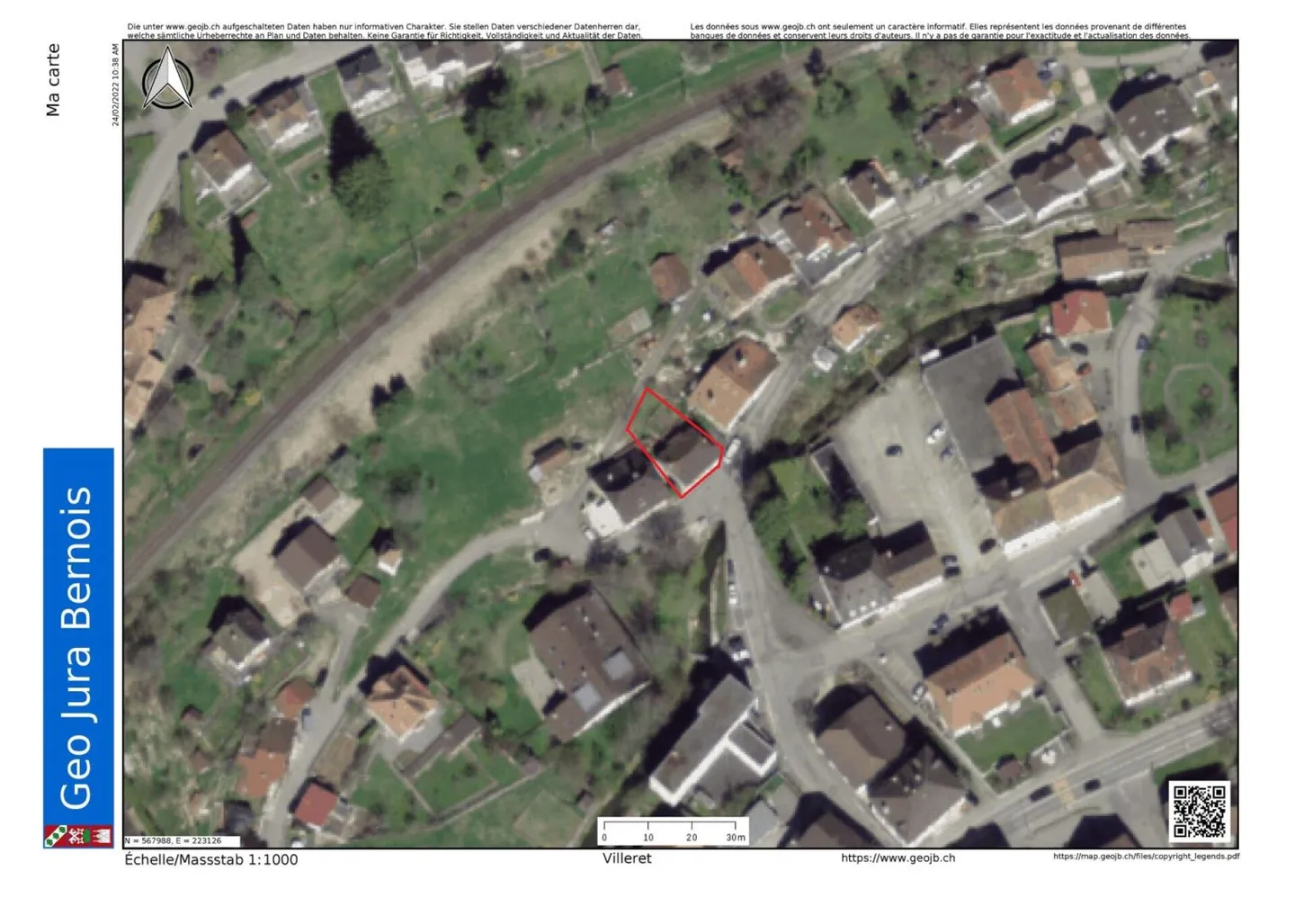 Two and a half room apartment in Villeret - Photo 7 of 9