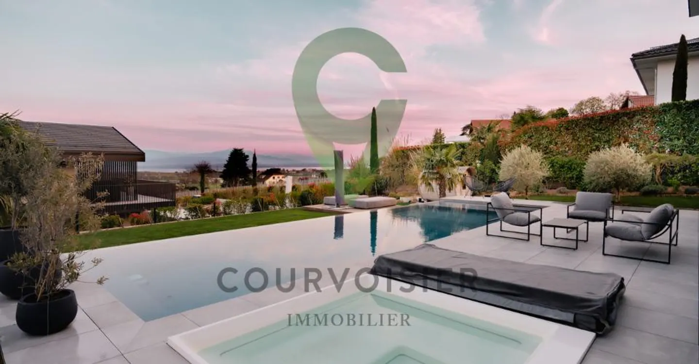 Villa contemporanea con vista lago - Foto 8 di 11