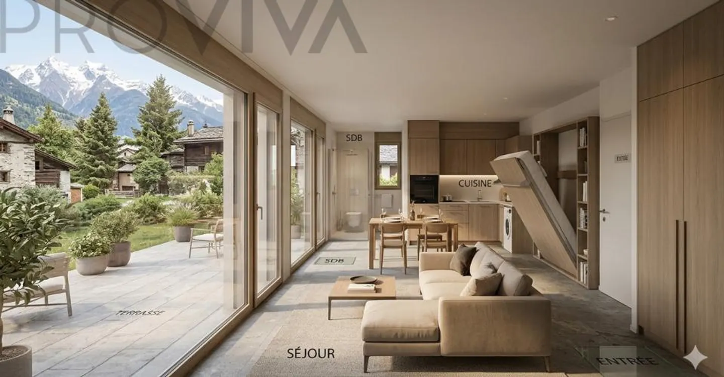 Studio Incantevole nelle Alpi Vallesi - Foto 1 di 4