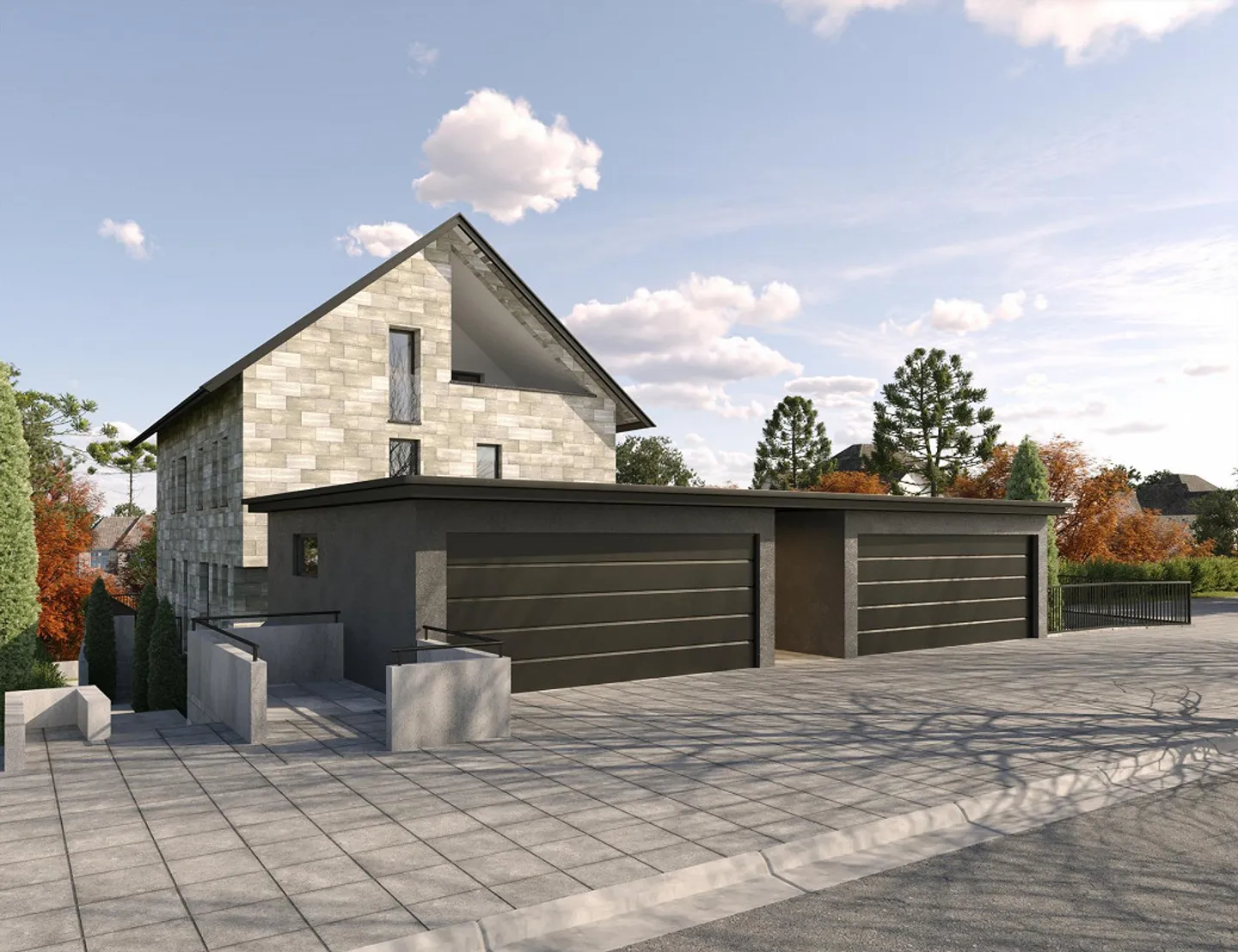 Genehmigtes Bauprojekt in Wegenstetten - Foto 2 von 5