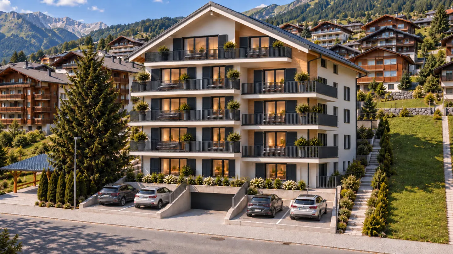 Nuova costruzione appartamento 2.5 stanze (56m2) Vita moderna nella natura - Foto 12 di 13