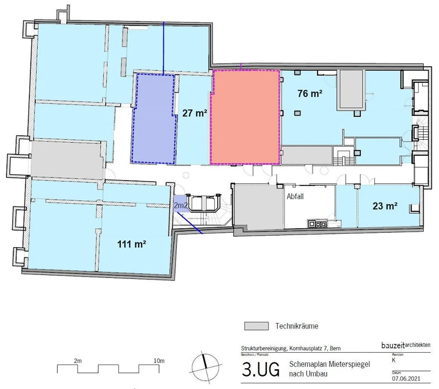 Storage rooms between 11-111 m² in the 3rd basement - Photo 7 of 7
