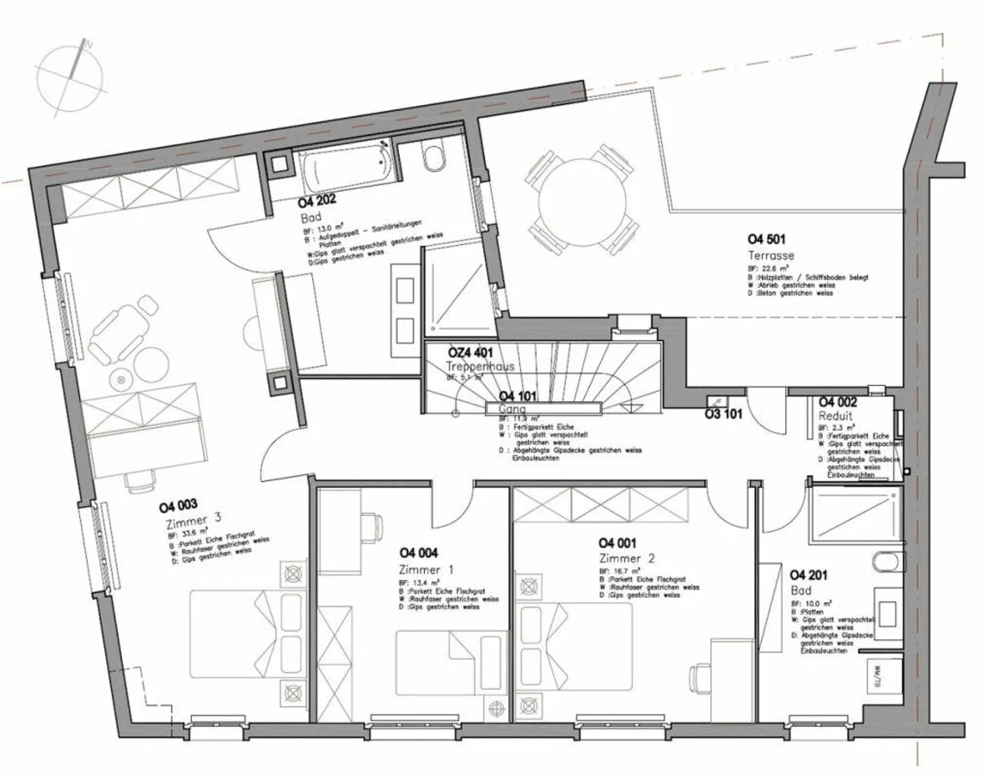 4.5-Room Maisonette Penthouse - Photo 17 of 18