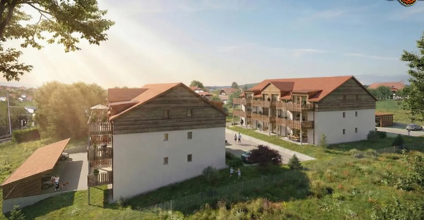 Superb 3½ with large terrace and private garden overlooking the Pre-Alps - Photo 2 of 6