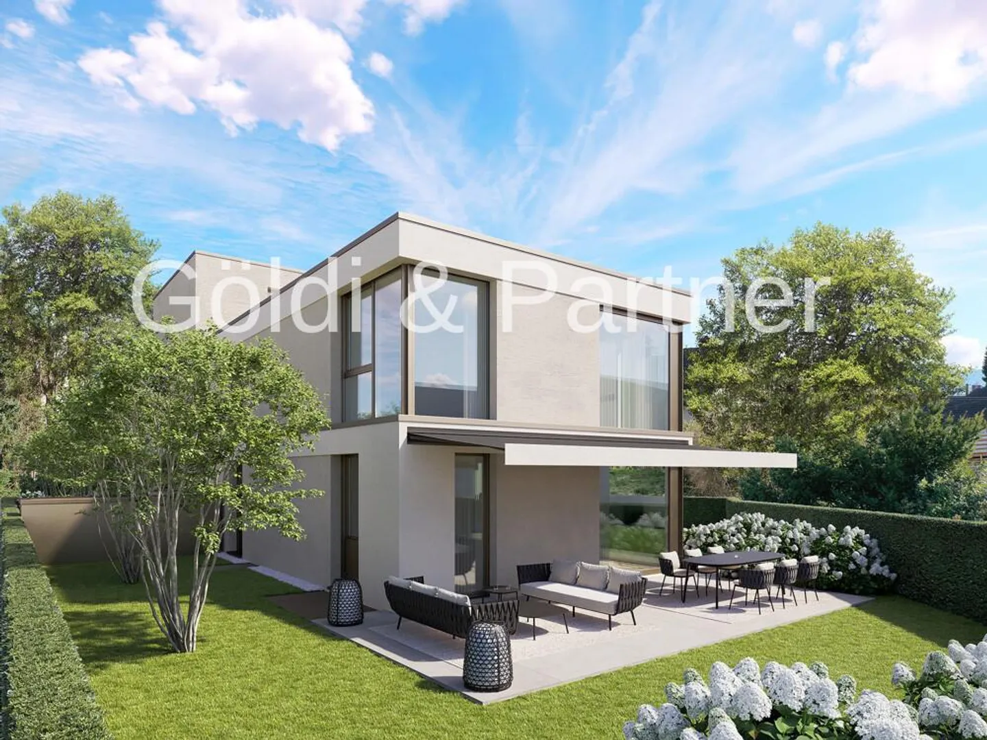 Moderner Doppelhaushalt mit ländlichem Flair - Foto 1 von 5