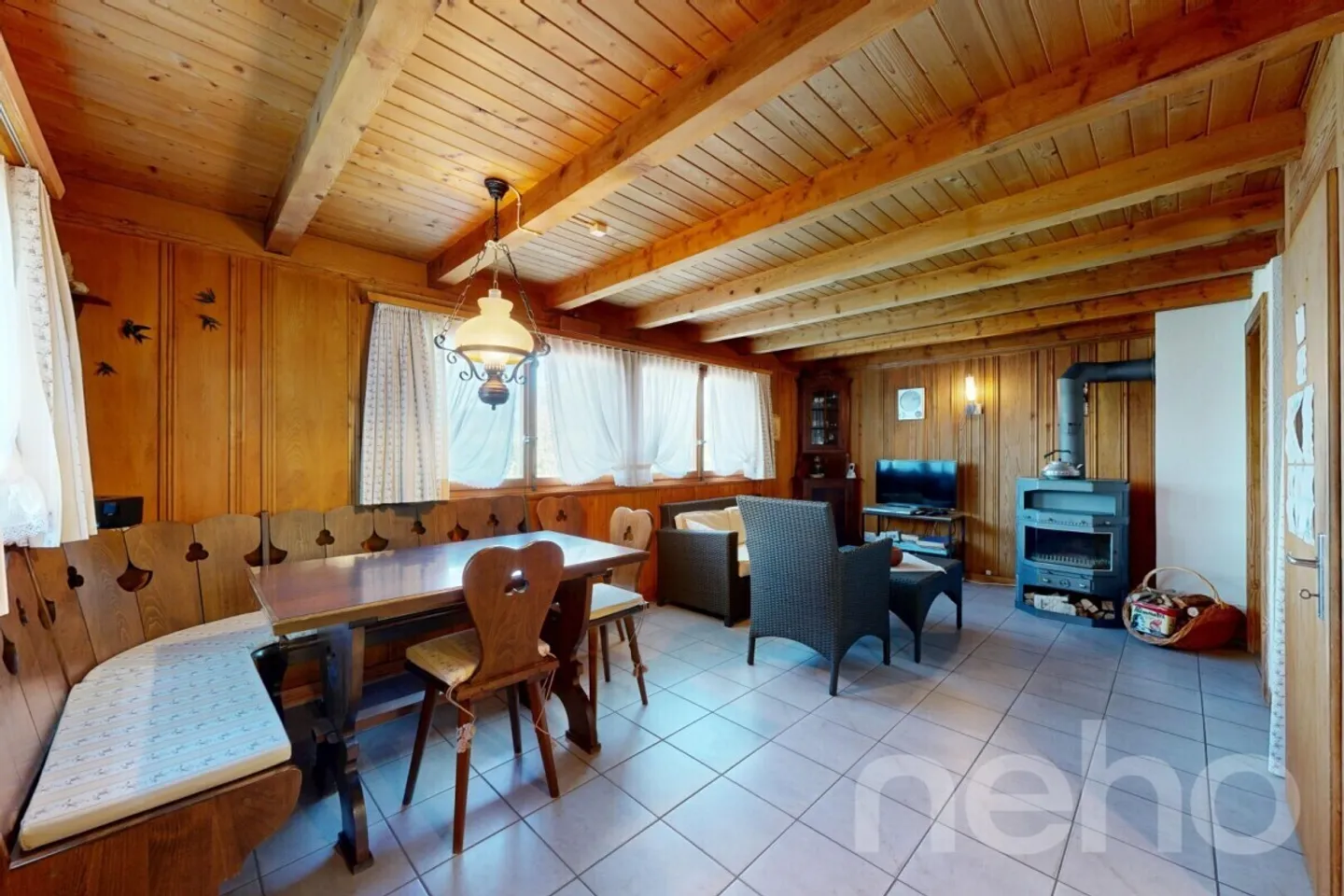 Wunderschönes Chalet mit Panoramablick in Haute-Nendaz - Foto 4 von 12