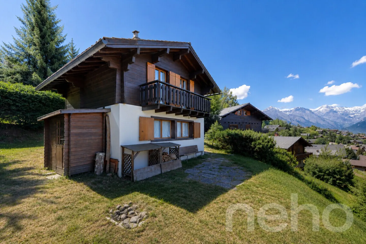 Wunderschönes Chalet mit Panoramablick in Haute-Nendaz - Foto 1 von 12