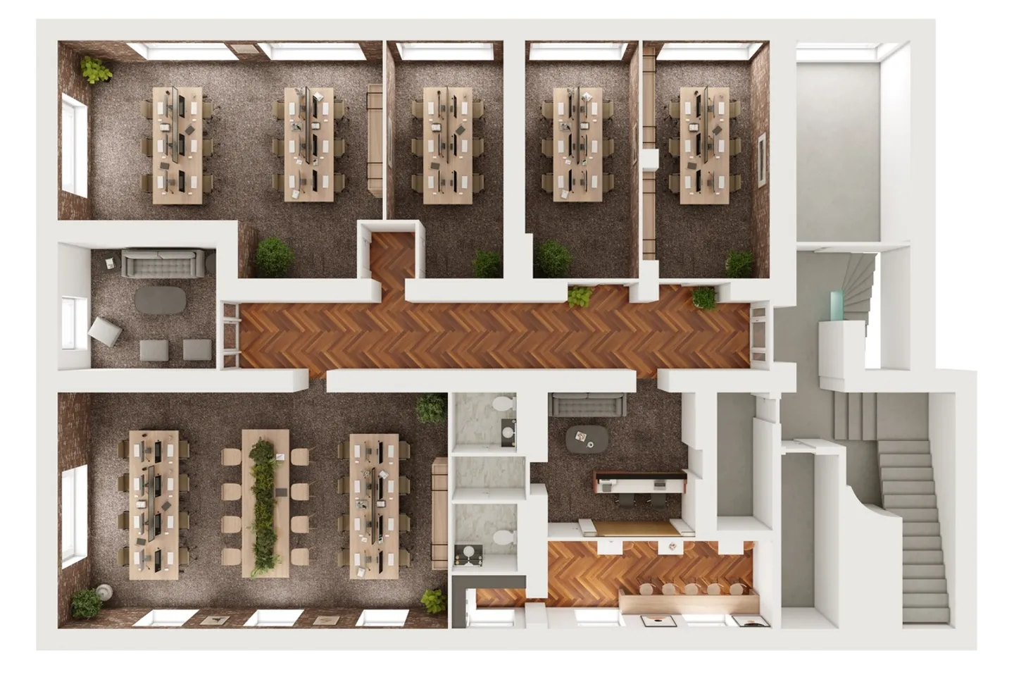 Fascino e carattere per questi uffici. - Foto 10 di 10