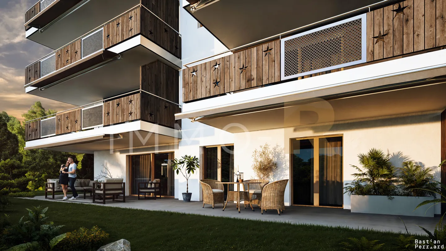 Appartamenti moderni con facciate in legno - Foto 2 di 5