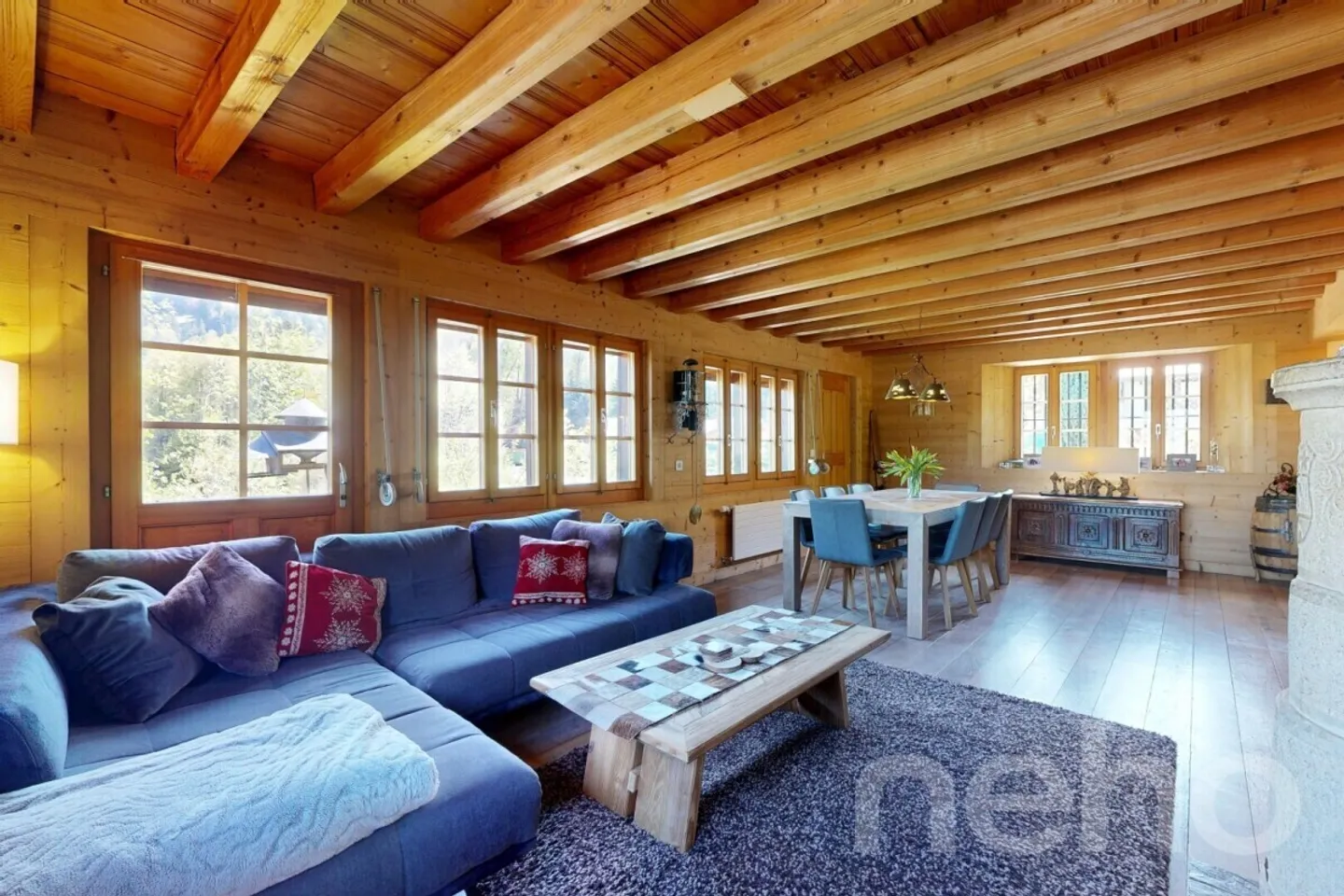 Chalet familiare di charme con vista panoramica a Val-d'Illiez - Foto 4 di 12