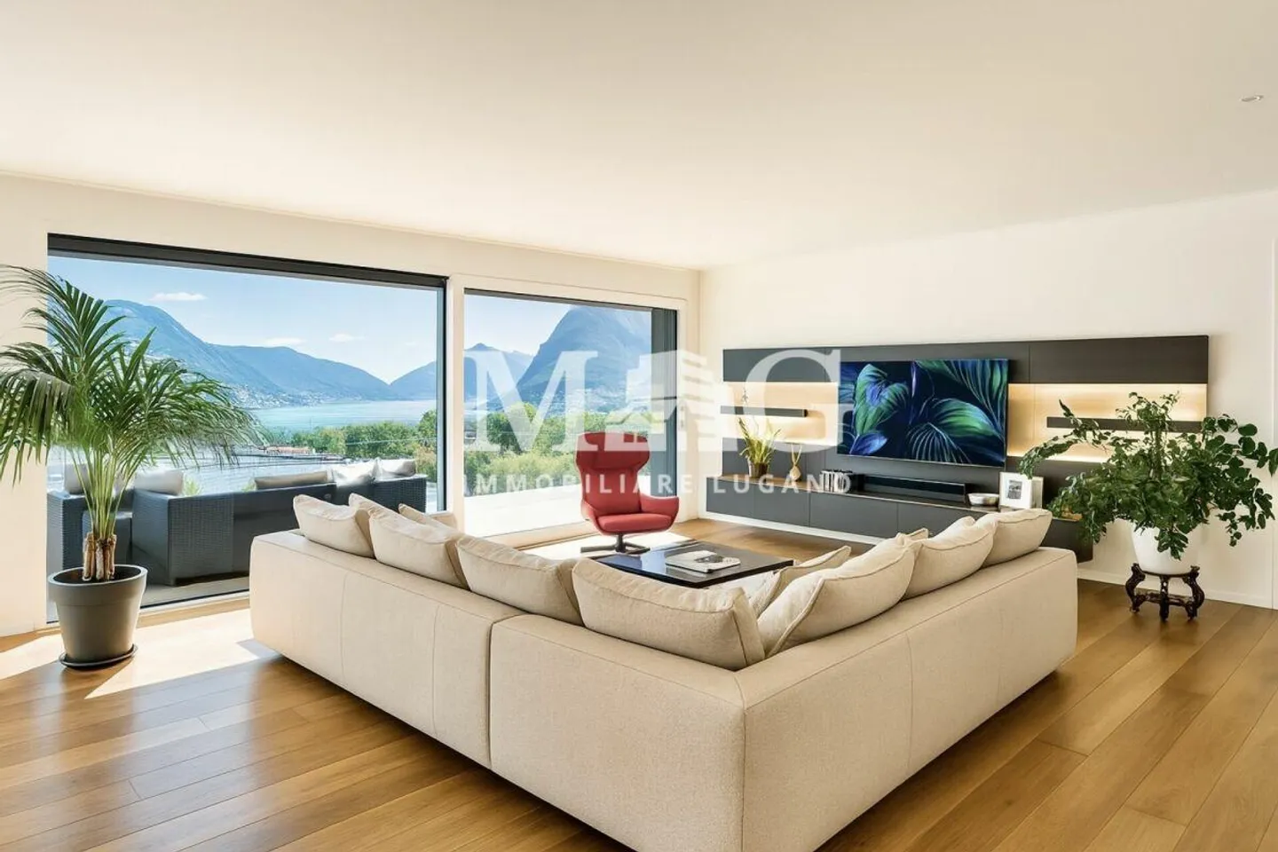Attico esclusivo di 4,5 locali con 223 m² e terrazza sul lago a Canobbio, Lugano in vendita - Foto 5 di 9