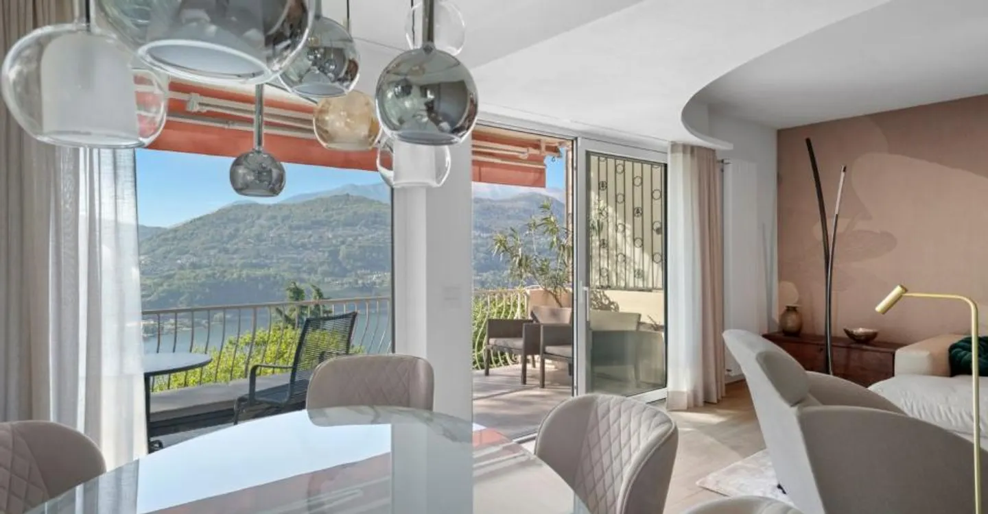 Montagnola – APPARTAMENTO ESCLUSIVO DI 3,5 STANZE IN UNA VILLA CON SOLI 4 UNITA', UN'OASI DI DESIGN NEL VERDE - Foto 4 di 12