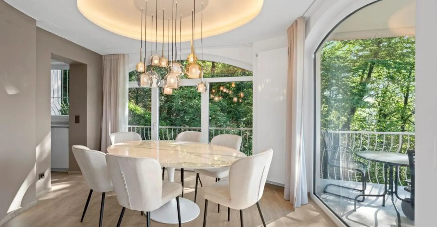 Montagnola – APPARTAMENTO ESCLUSIVO DI 3,5 STANZE IN UNA VILLA CON SOLI 4 UNITA', UN'OASI DI DESIGN NEL VERDE - Foto 5 di 12