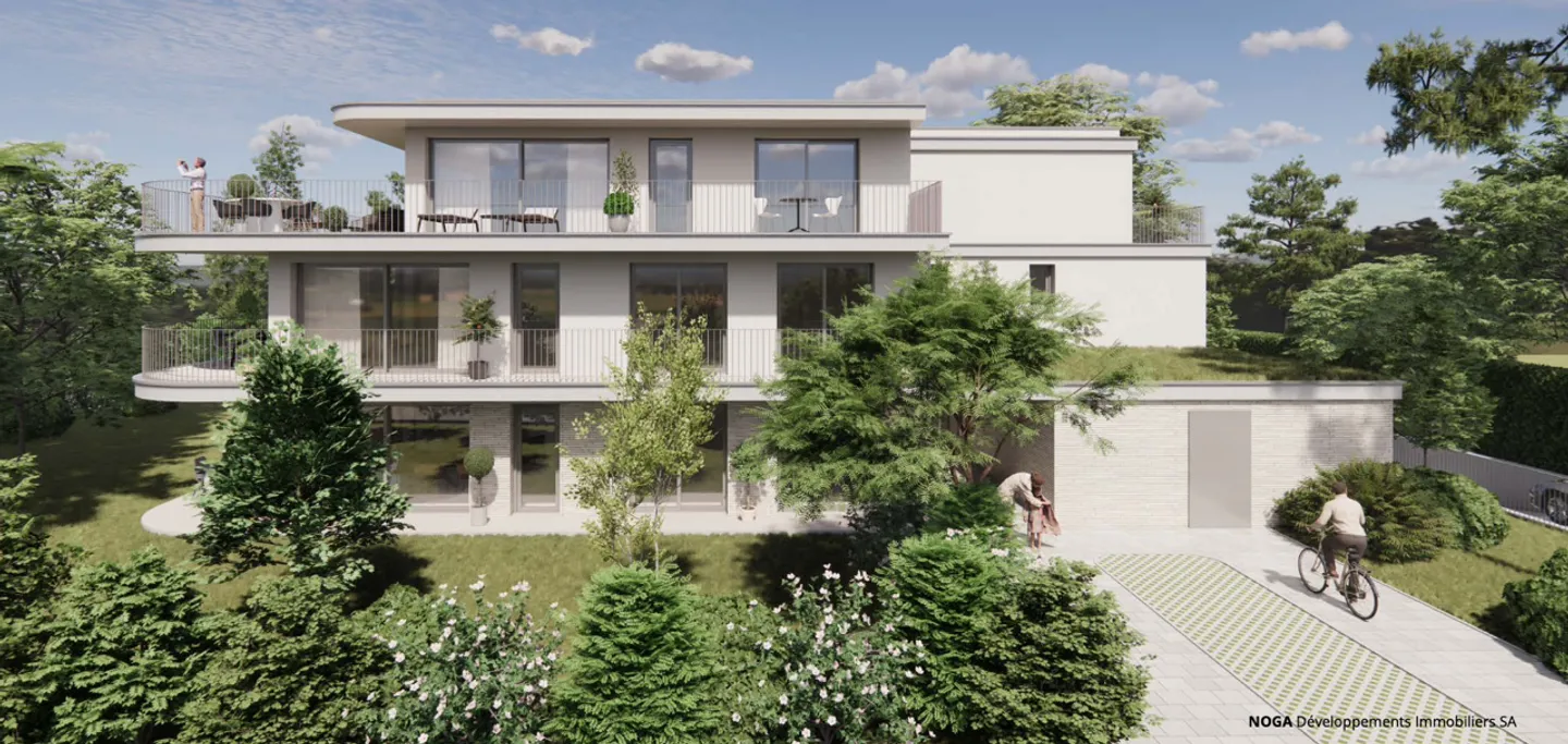 Wunderschöne 3-Zimmer-Penthouse in Vessy - Foto 1 von 3