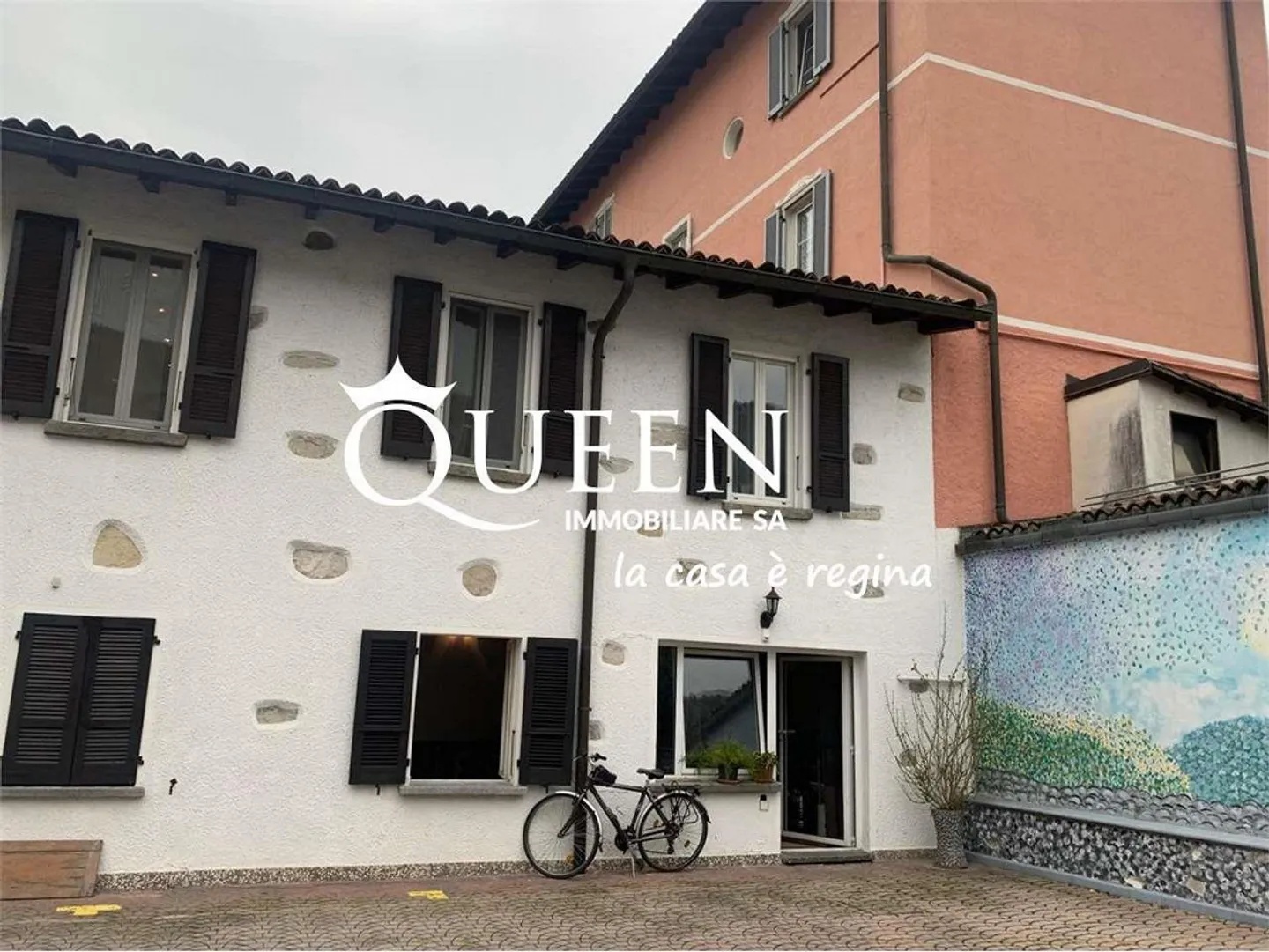 Vacallo: Schlafzimmer mit Bad im Erdgeschoss - Foto 7 von 9