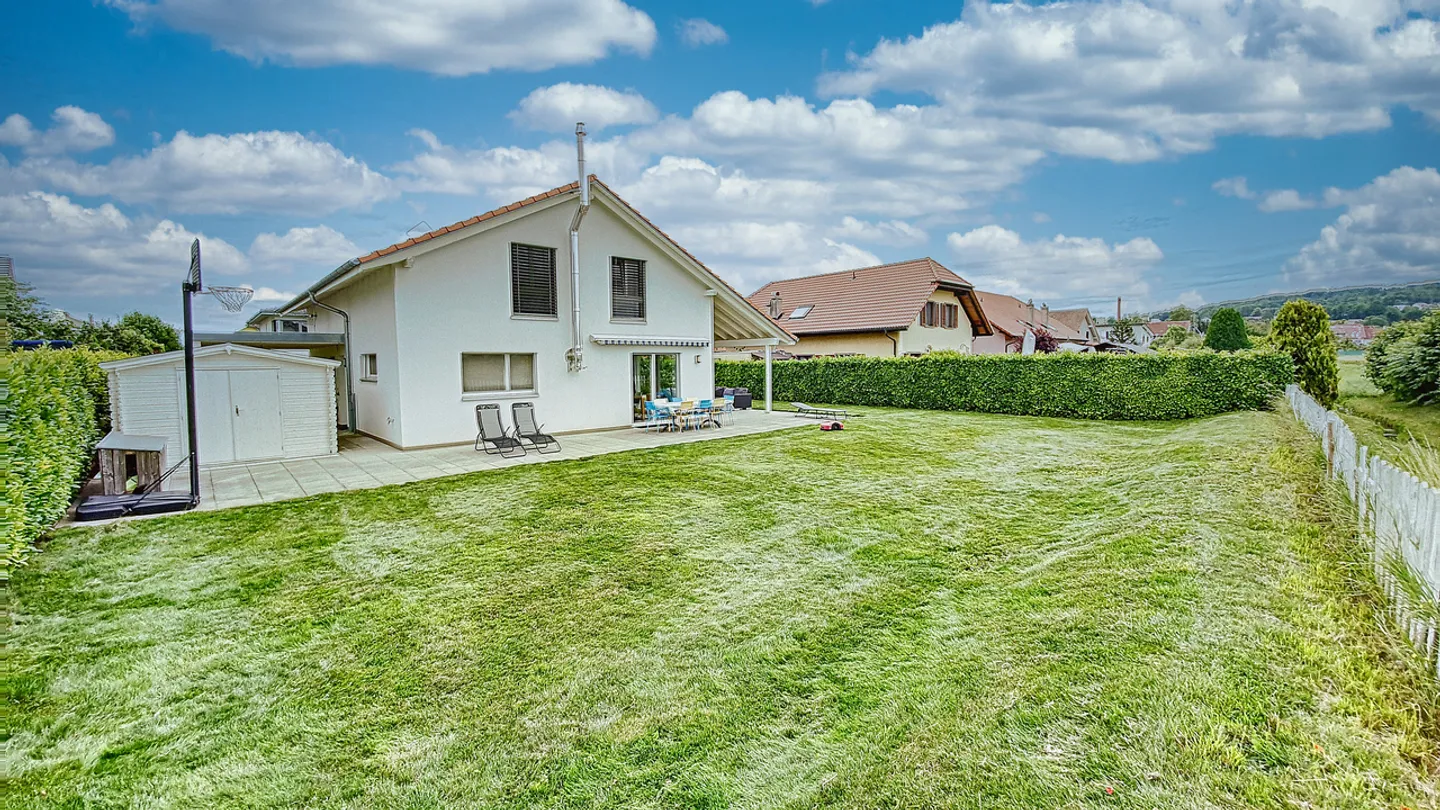 Domdidier, à vendre, villa individuelle de 155 m2, terrain de 726 m2 - Foto 2 di 15