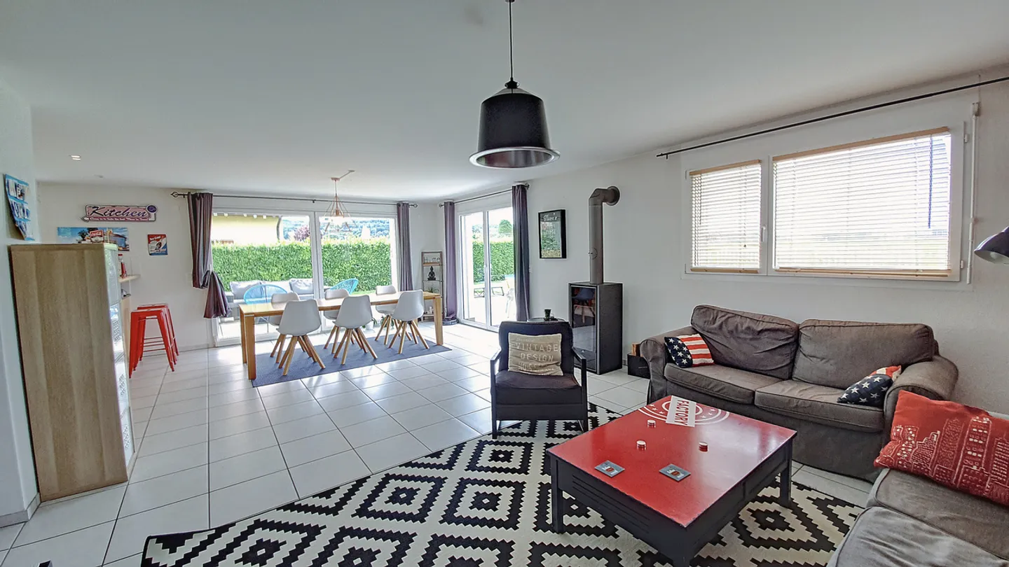 Domdidier, à vendre, villa individuelle de 155 m2, terrain de 726 m2 - Foto 4 di 15