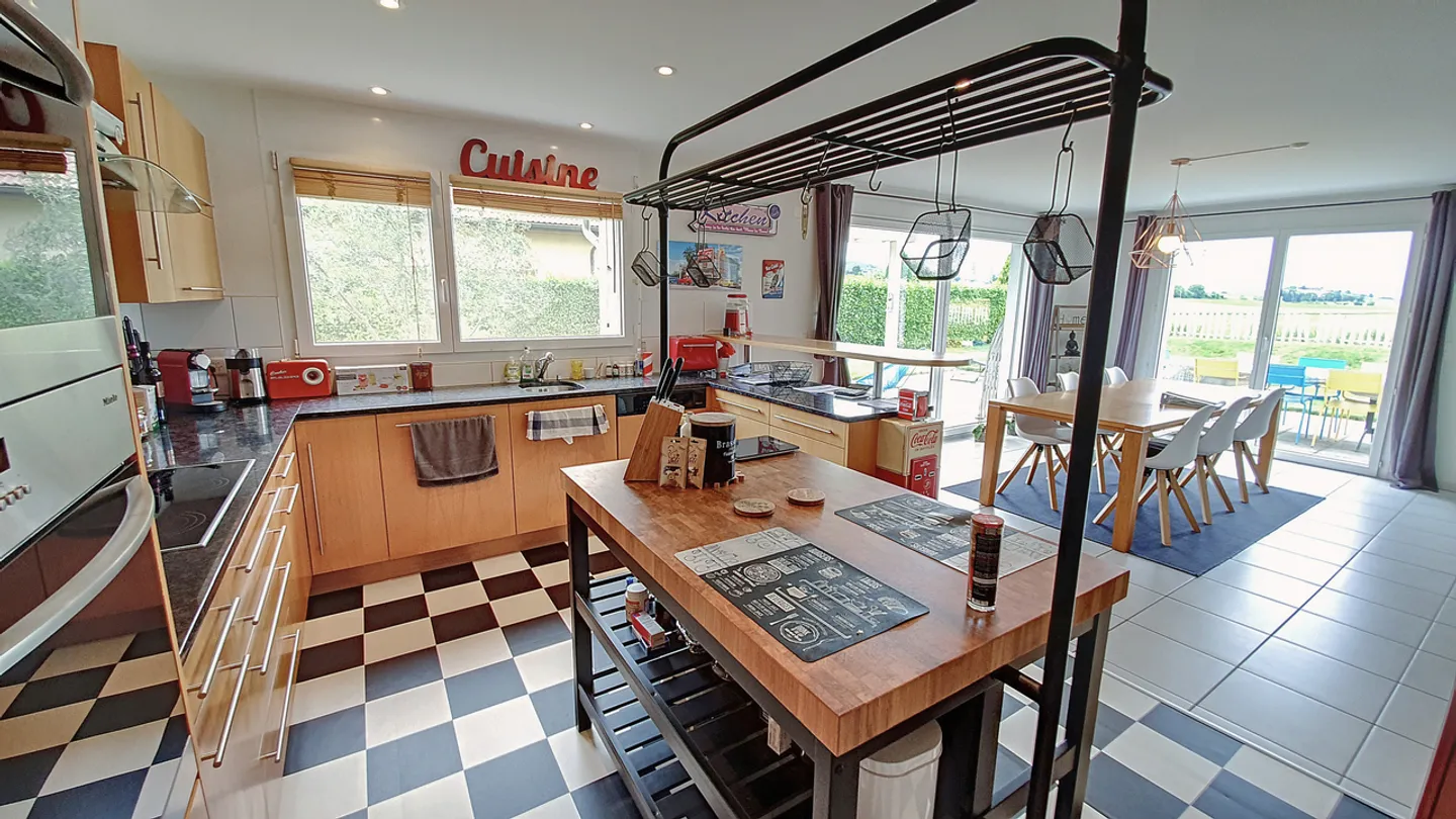 Domdidier, à vendre, villa individuelle de 155 m2, terrain de 726 m2 - Foto 6 di 15