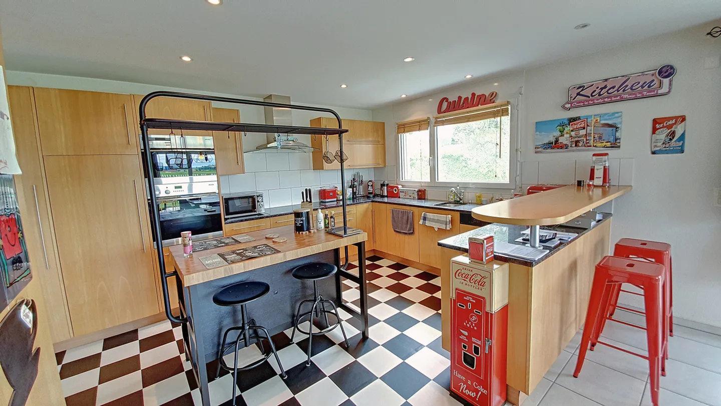 Domdidier, à vendre, villa individuelle de 155 m2, terrain de 726 m2 - Foto 7 di 15