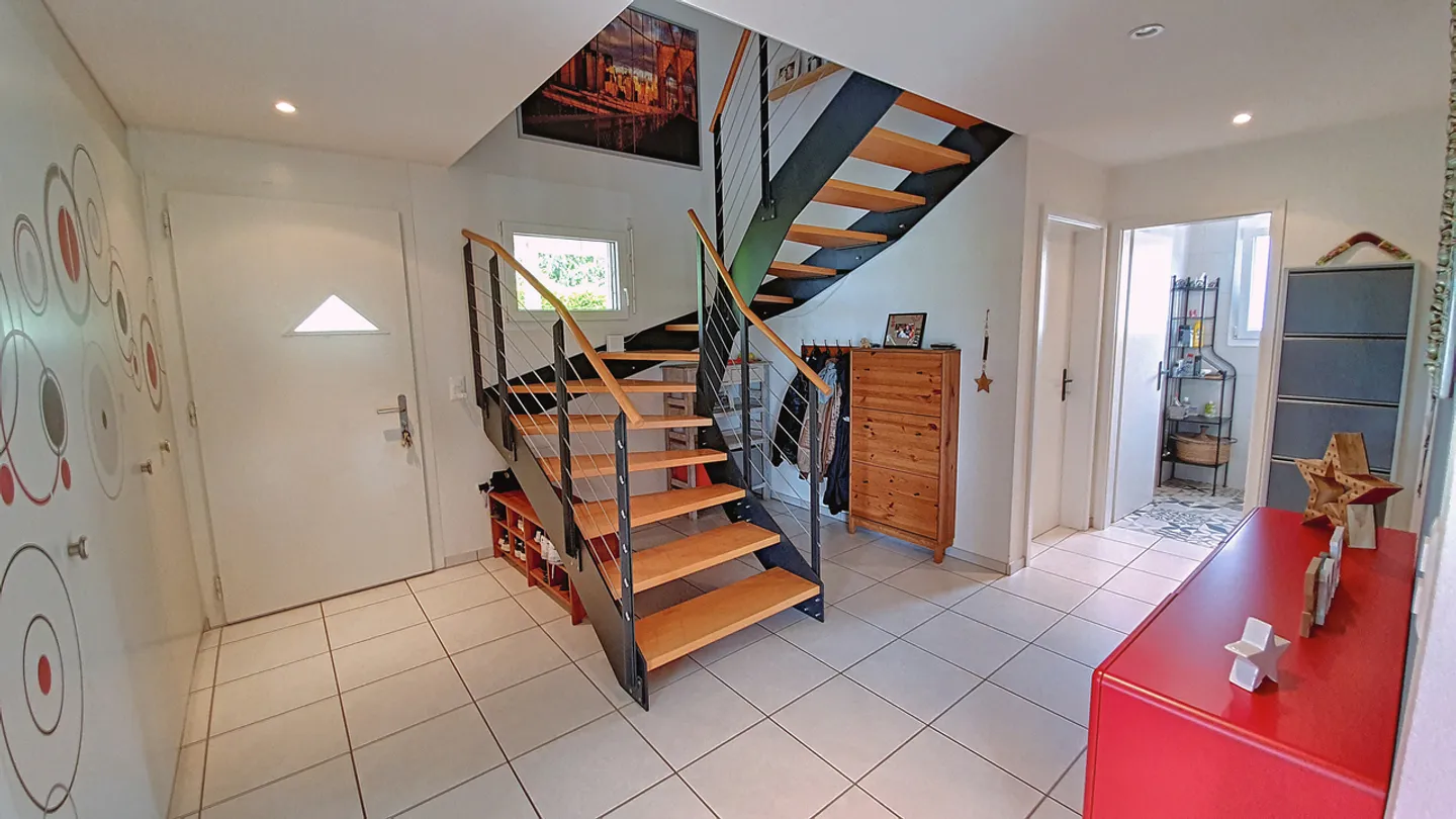 Domdidier, à vendre, villa individuelle de 155 m2, terrain de 726 m2 - Foto 8 di 15