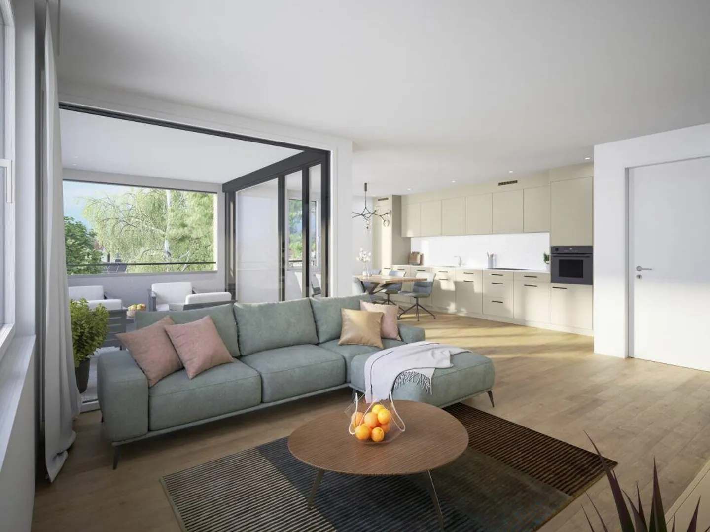rhystäffeli - Appartement neuf de 2,5 pièces de haute qualité dans un emplacement idyllique - Photo 1 sur 8