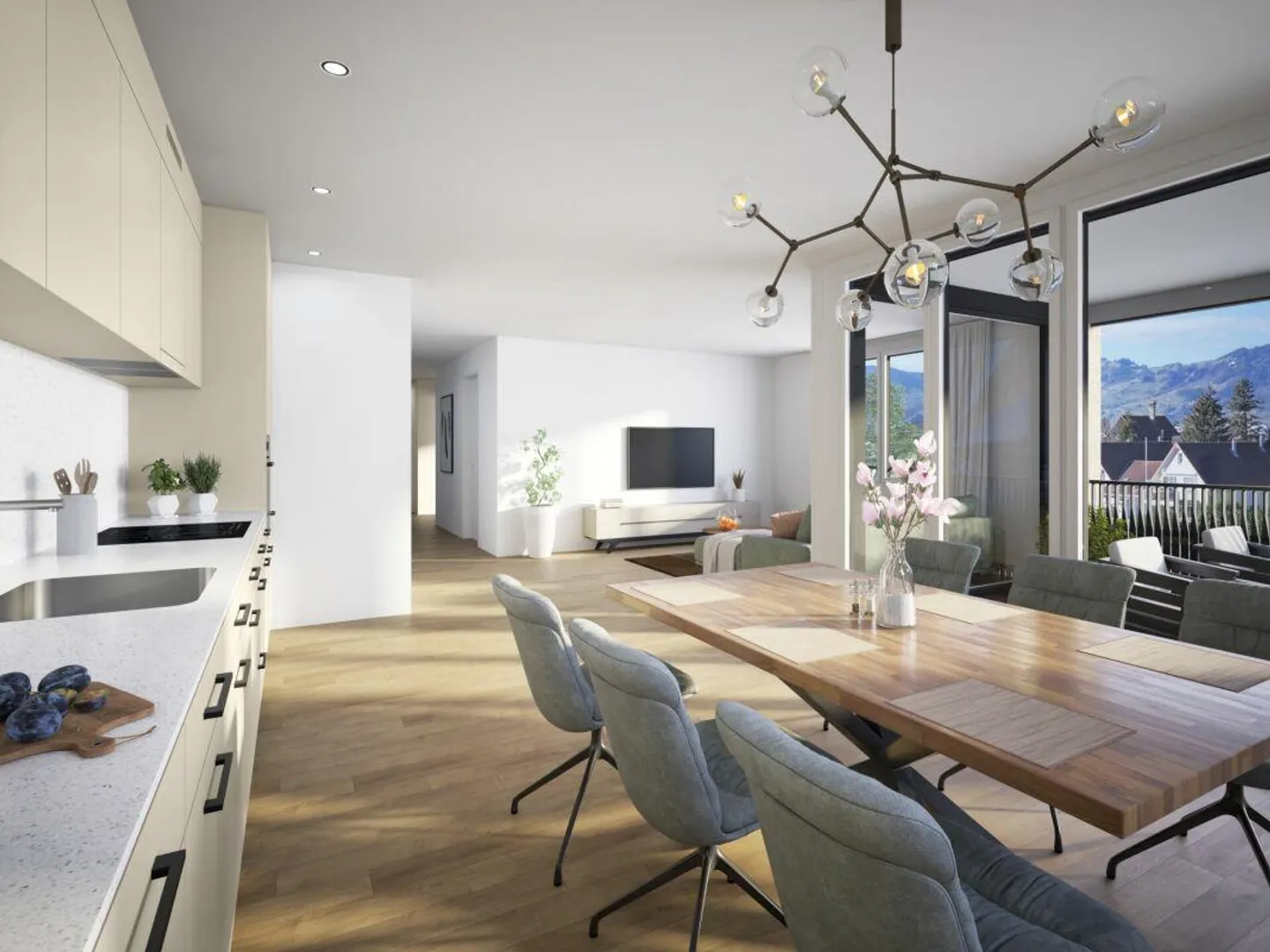 rhystäffeli - Appartement neuf de 2,5 pièces de haute qualité dans un emplacement idyllique - Photo 2 sur 8