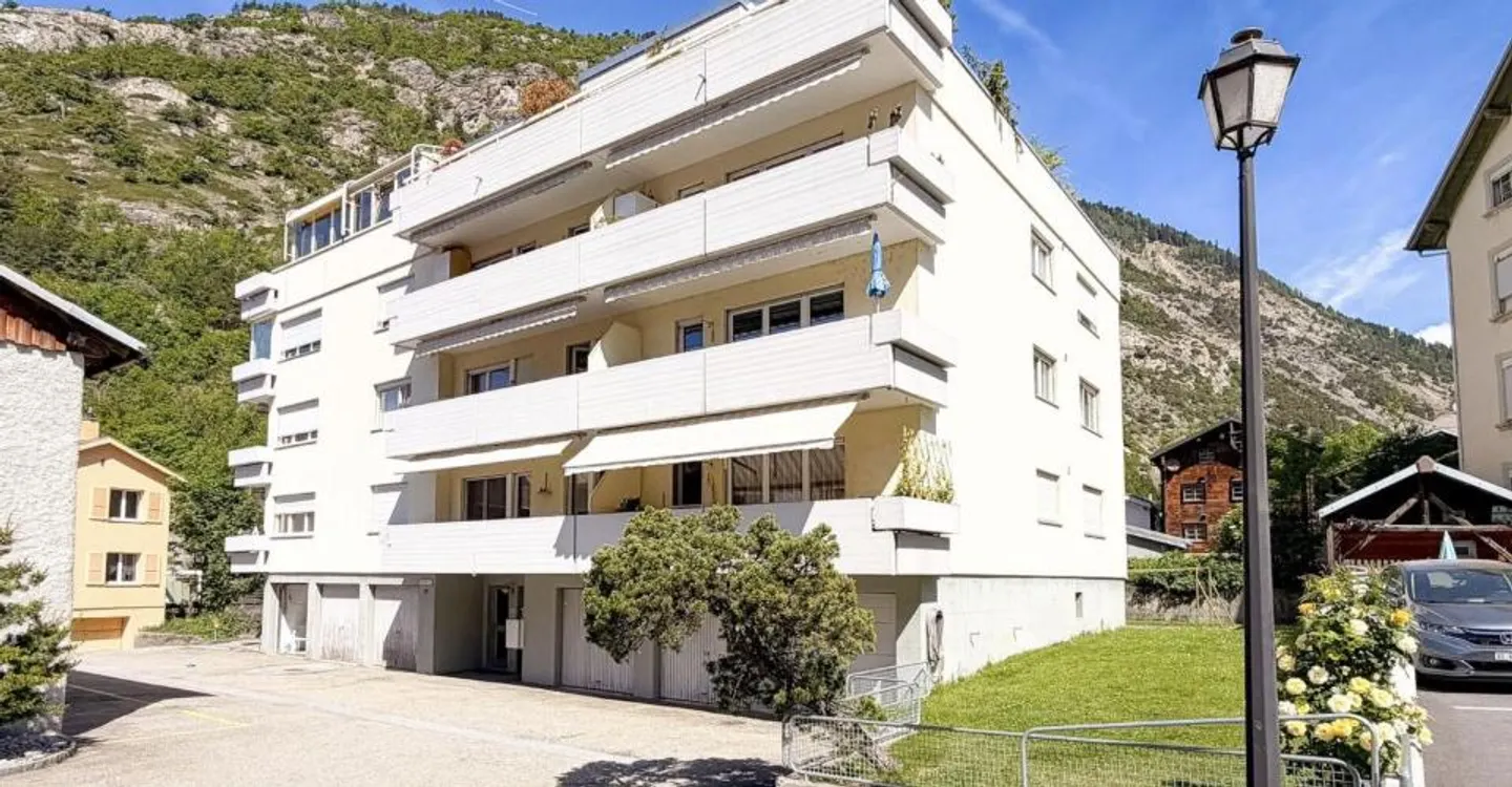 Renovierte Wohnung in Gampel - Foto 1 von 13
