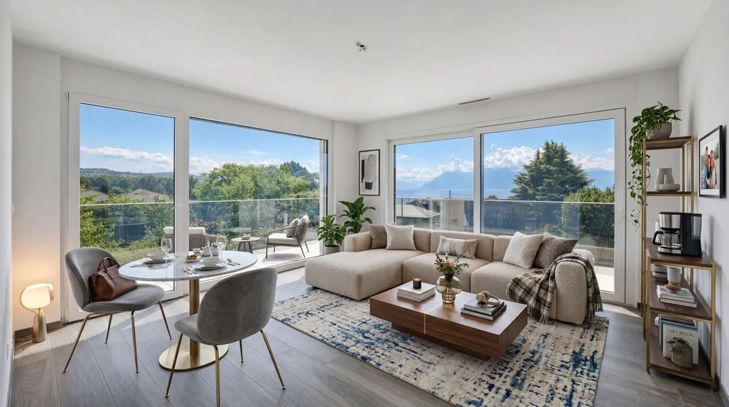 Appartement de luxe avec vue alpine - Photo 2 sur 7