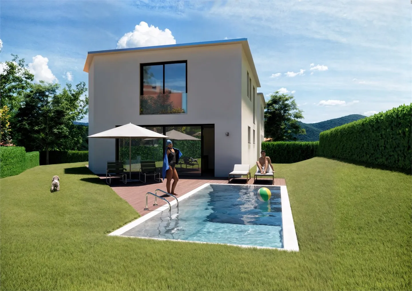 Elegante Villa mit Pool - Foto 2 von 6