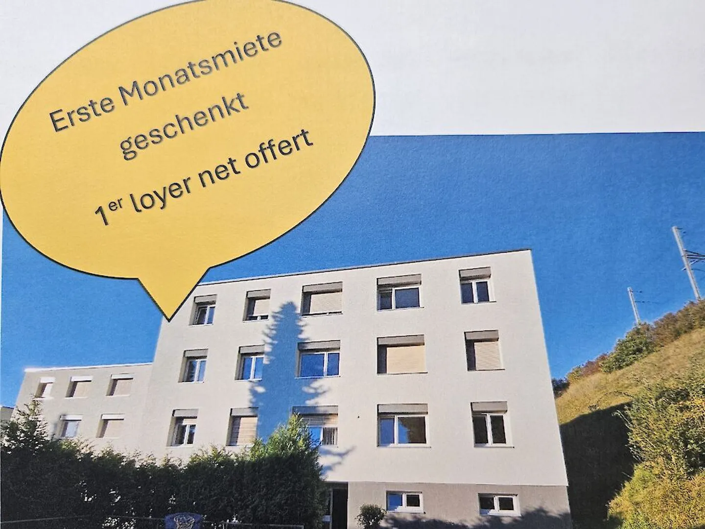 3.5-room apartment on the 2nd floor in Düdingen - Photo 1 of 13