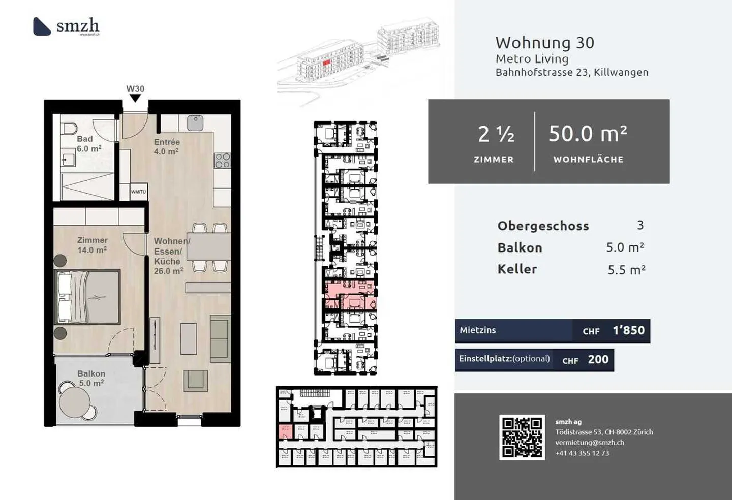 Modernes Apartment nahe Bahnhof - Foto 2 von 11