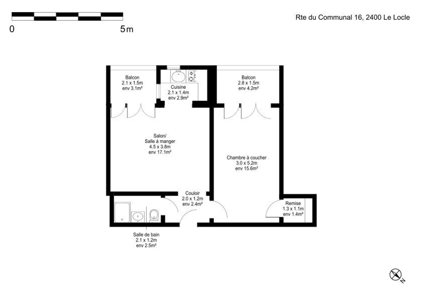 2-Zimmer-Wohnung zu vermieten - Foto 6 von 6