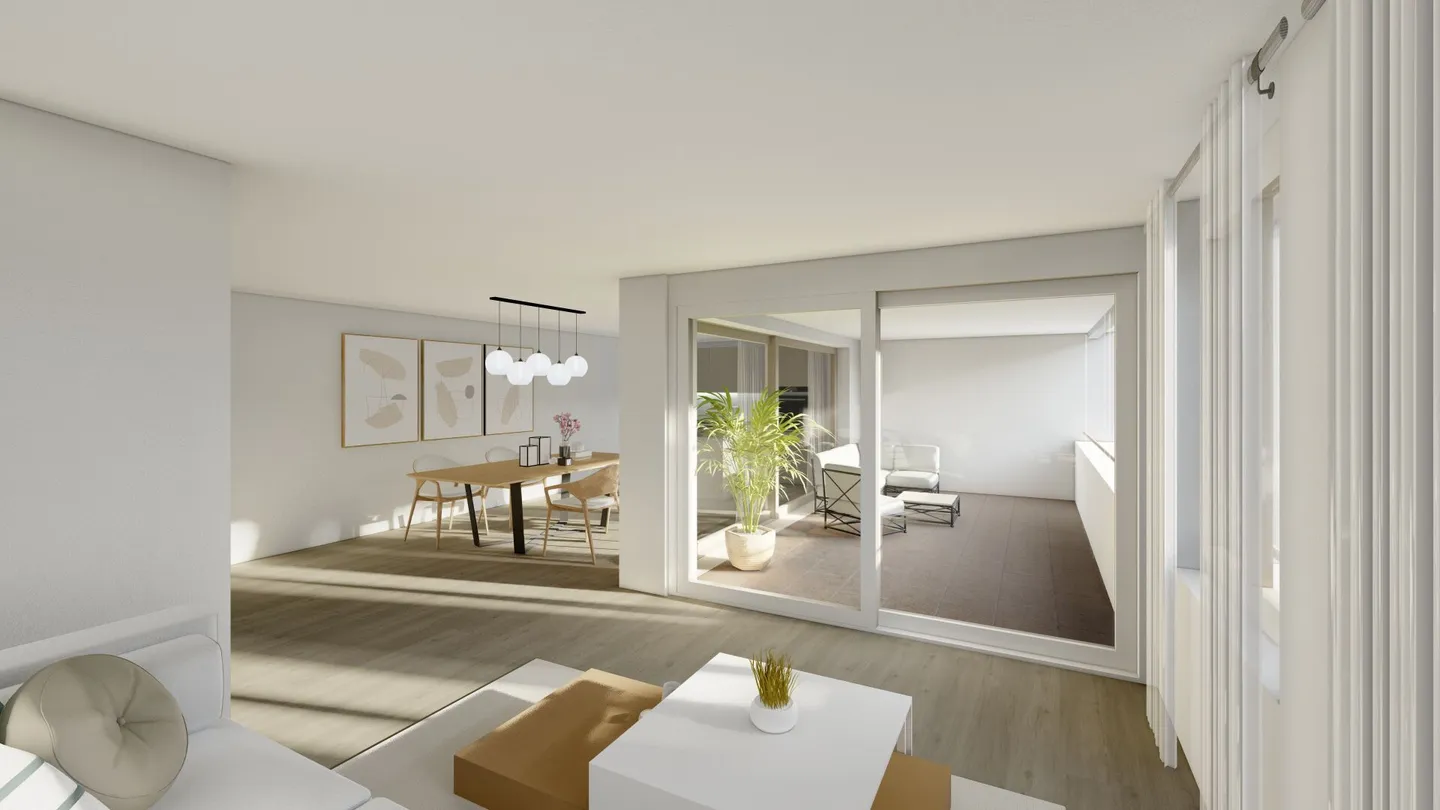 Newly built 4.5 room apartment with ESTH on the 1st floor - Photo 4 of 16