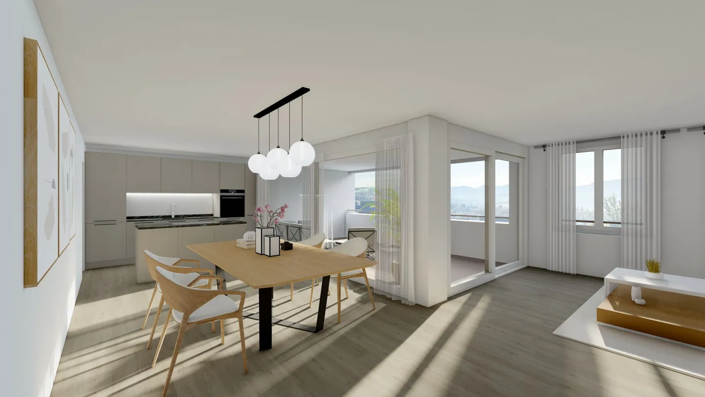 Newly built 4.5 room apartment with ESTH on the 1st floor - Photo 10 of 16