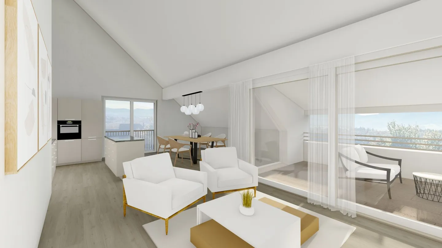 Newly built 4.5 room apartment with ESTH on the 1st floor - Photo 14 of 16