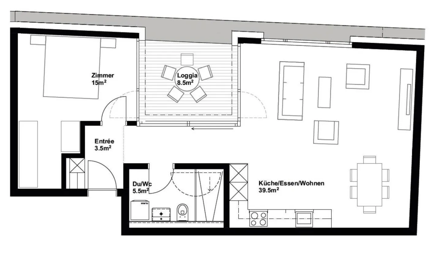 Appartamento moderno 2.5 locali - Foto 8 di 8
