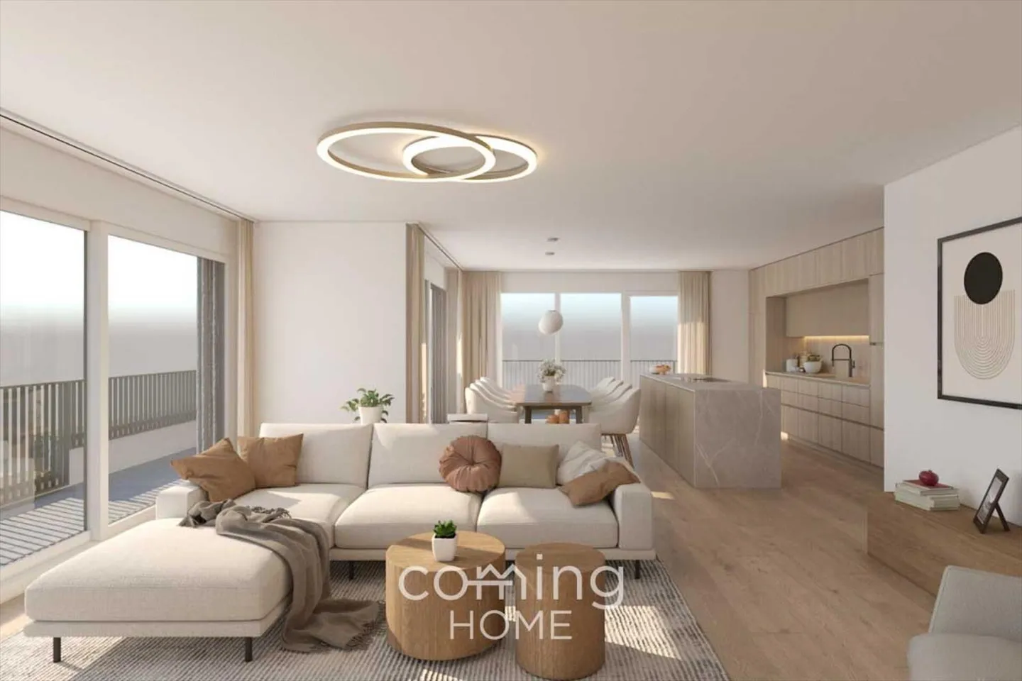 5.5-Zimmer-Eigentumswohnung in Niedergesteln - Neubau mit hochwertigem Ausbau un - Foto 1 von 12