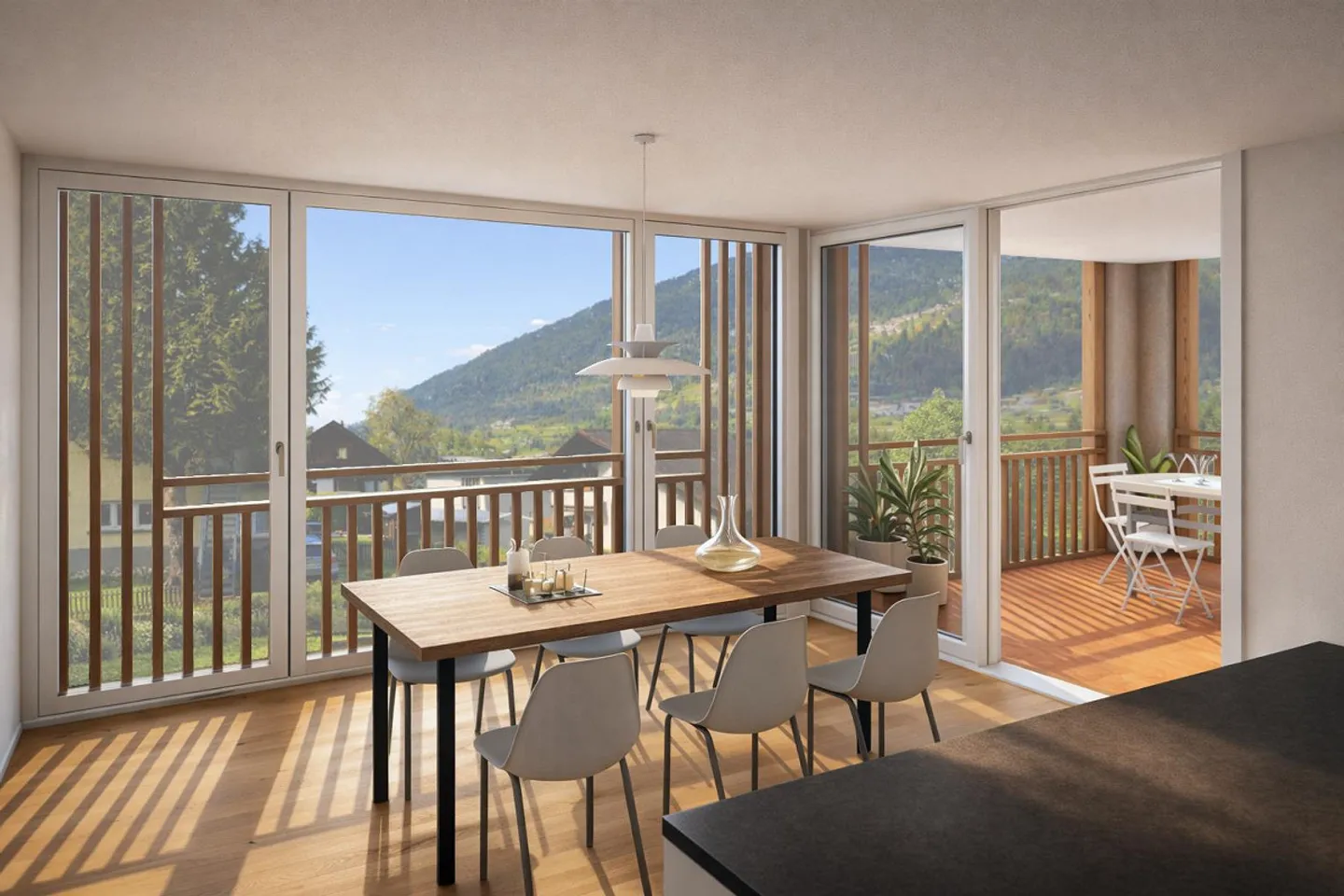 Appartement moderne de 4,5 pièces avec flair de maison individuelle - Photo 5 sur 9