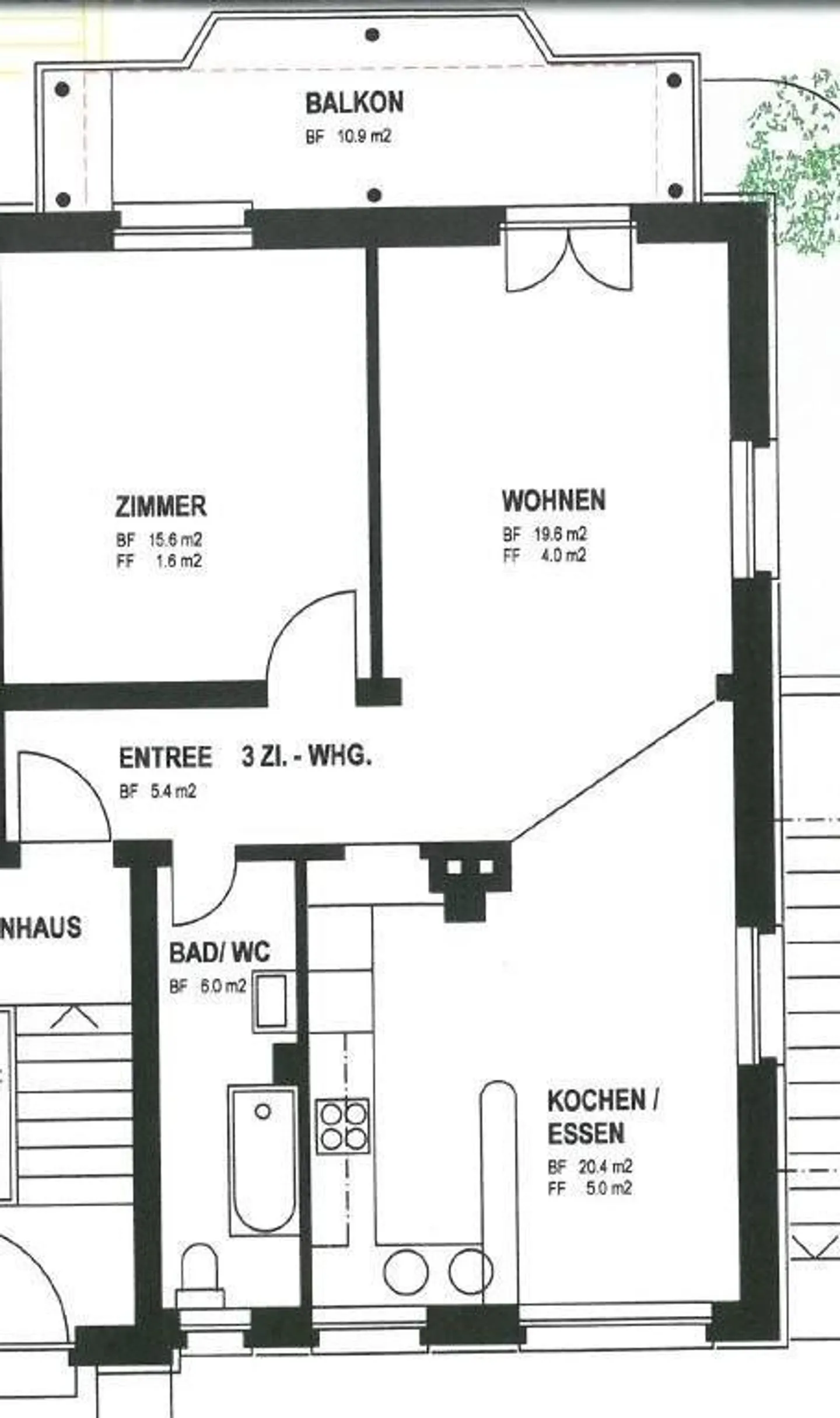 Appartamento affascinante con 3 camere da letto in affitto - Foto 8 di 8