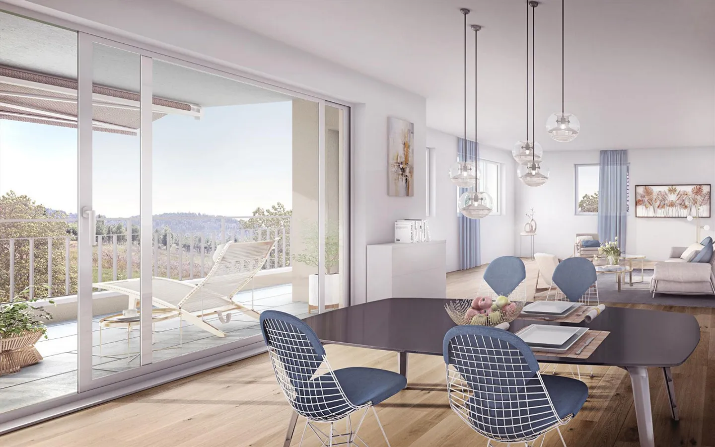 Appartement en attique avec vue sur la verdure ! - Photo 2 sur 6