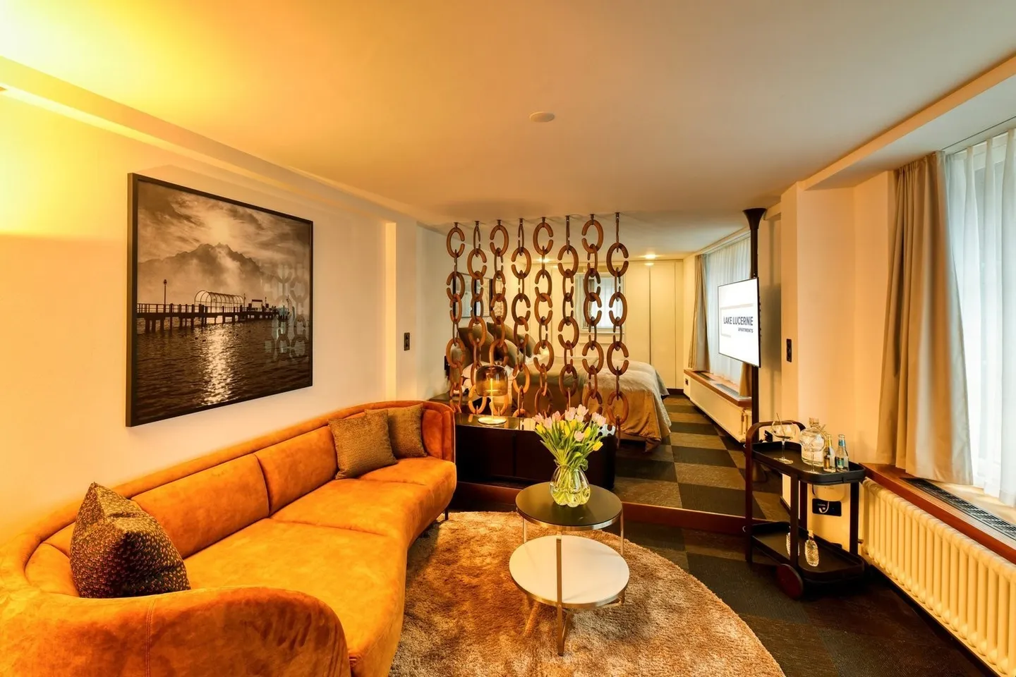 Appartement meublé exclusif dans la Villa Felsenau à Hergiswil au bord du lac - Photo 4 sur 18