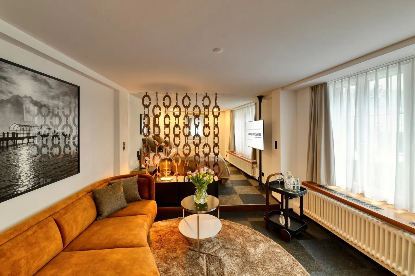 Appartement meublé exclusif dans la Villa Felsenau à Hergiswil au bord du lac - Photo 5 sur 18