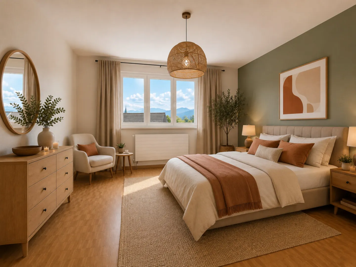 Schöne und geräumige 3,5-Zimmer-Wohnung mit herrlichem Blick auf die Dents-du-Midi - Foto 5 von 9